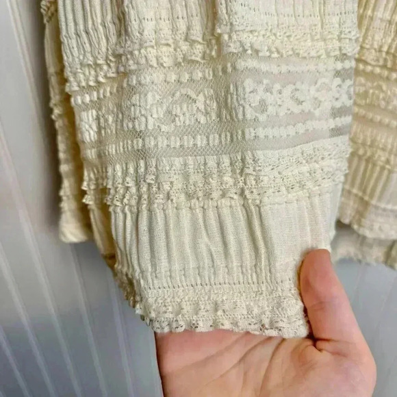 Torrid NWT Ivory Lace Smocked Waist Skater Skirt 4X P52 - Picture 7 of 14